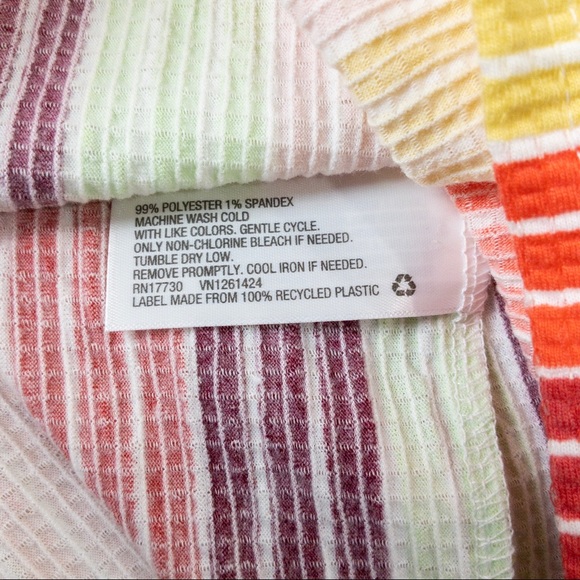 Wild Fable Romper Striped Multicolor Large - Picture 4 of 7